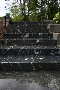 Granite staircase